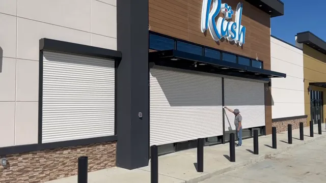 Different openings. Same facade. Rolling shutter installation